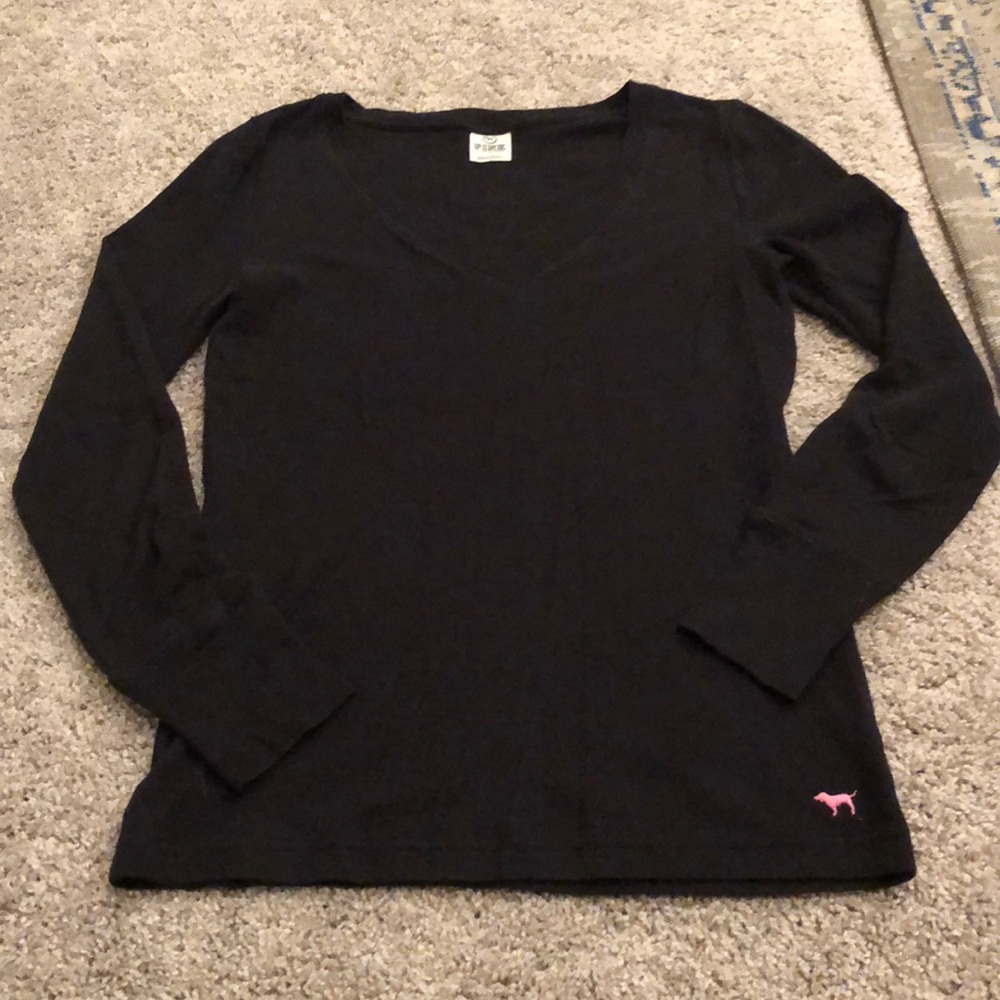 VS Pink Vneck Thermal